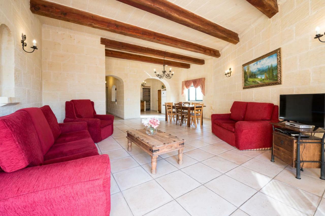Sunset - Holiday Farmhouse With Large Private Pool In Island Of Gozo Надур Экстерьер фото